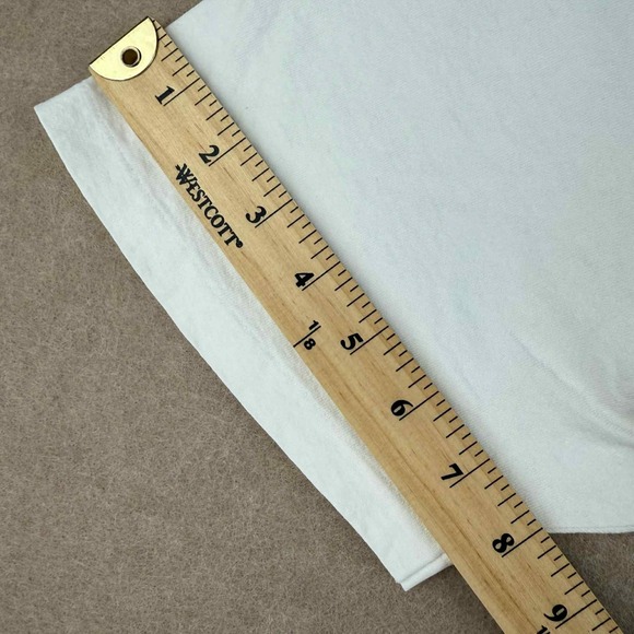 Vintage Anvil T-Shirt Men XL White Panama City Beach Graphic Tee Single Stitch - Picture 4 of 9